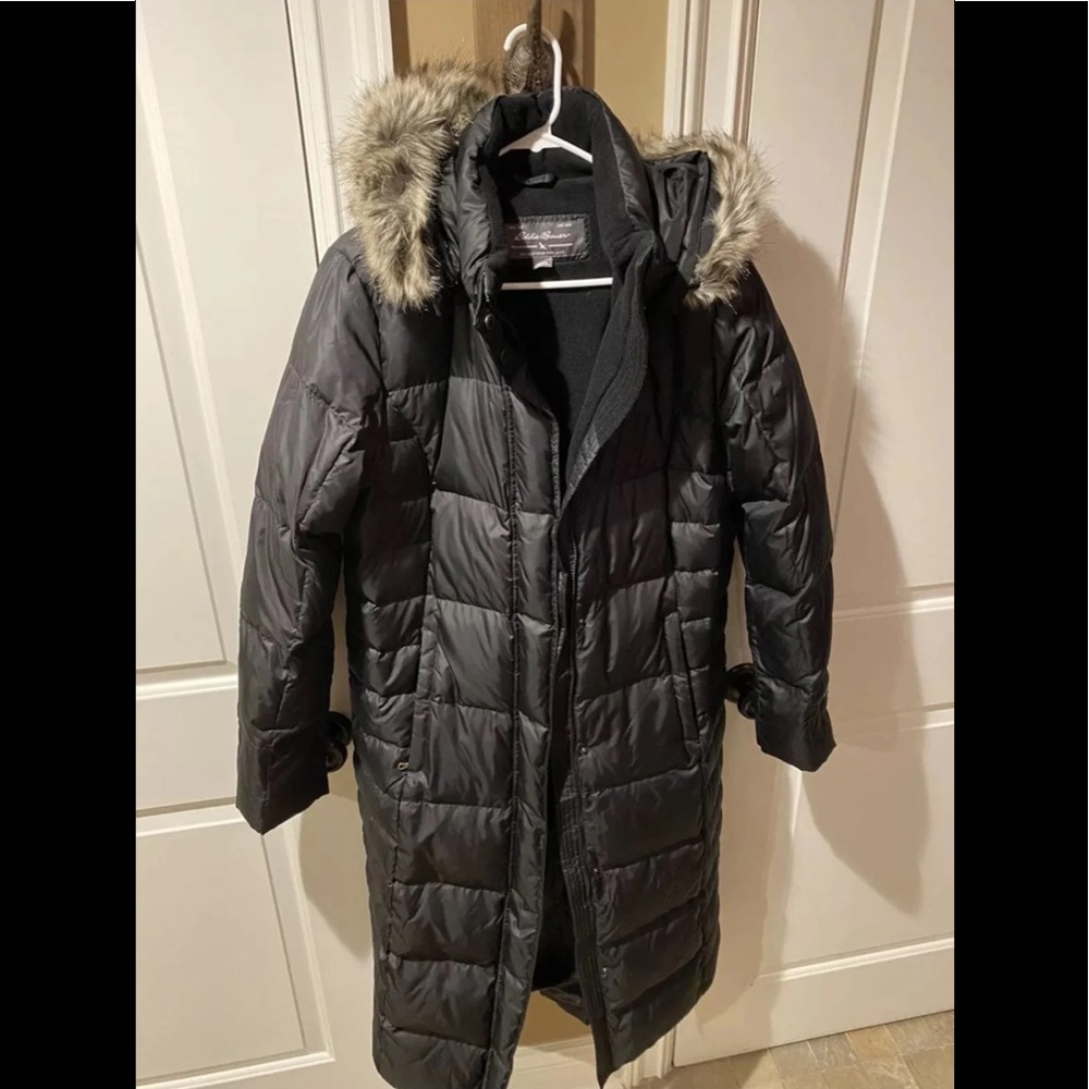 Eddie Bauer Long Lodge Duffle Parka Coat!!